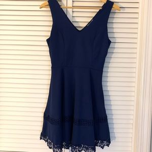 Blue Skater Dress